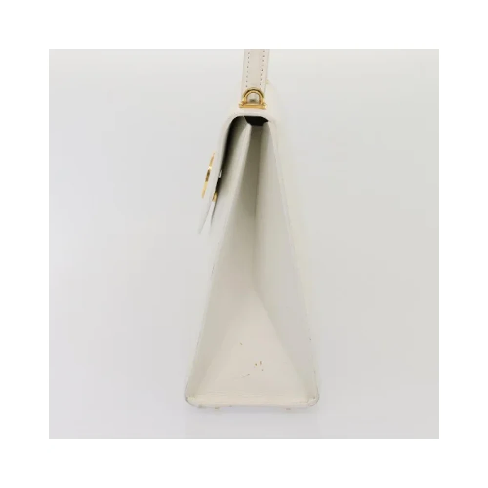 Celine Vintage Pre-owned Leather celine-bags White Dames