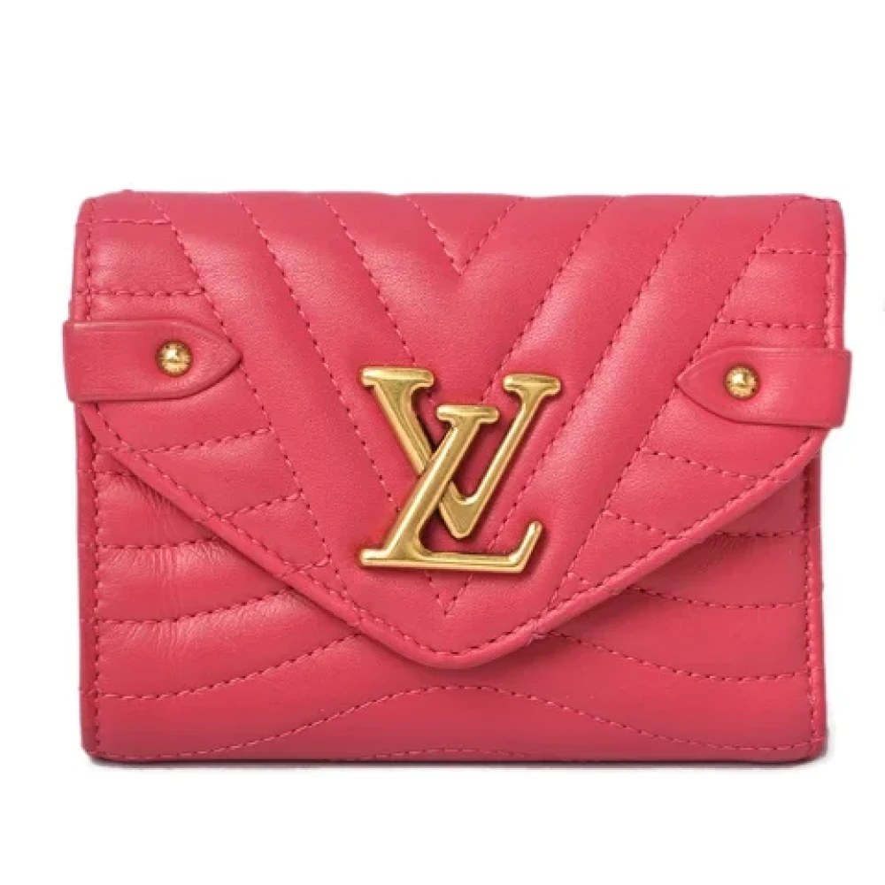 Louis Vuitton Vintage Pre-owned Leather wallets Pink Dames
