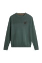 pull-col-rond-en-coton-vert