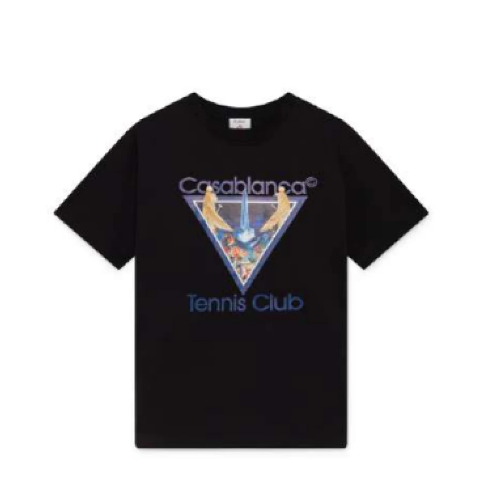 Casablanca , T-Shirts, Male, Black, Xl, Graphic-Print T-Shirt - Image 2