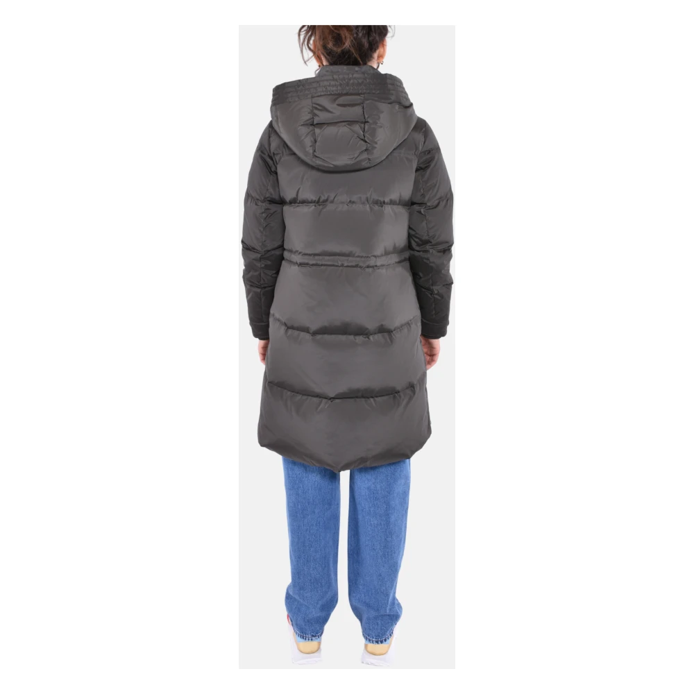 Woolrich Gewatteerde Puffer Parka Green Dames