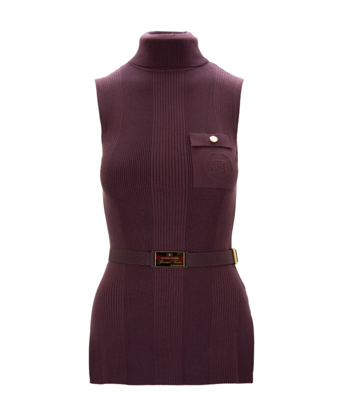 ribbed-sleeveless-turtleneck-with-belt