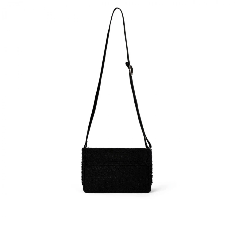 MC2 Saint Barth Chique Tweed Schoudertas Tita Black Dames