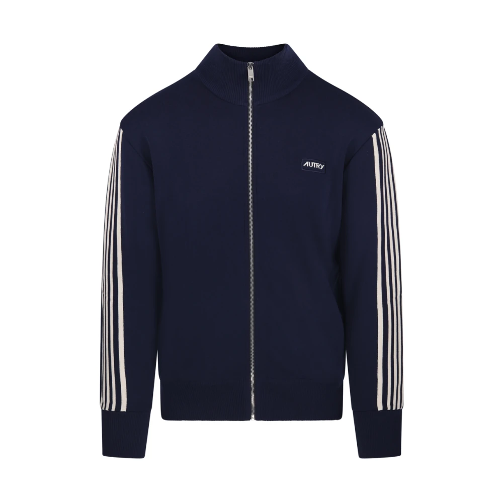Autry Blauwe Denim Jack voor Mannen Blue Heren