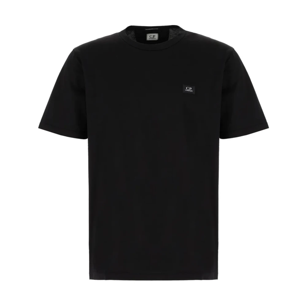 C.P. Company Zwart Korte Mouw T-Shirts Black Heren