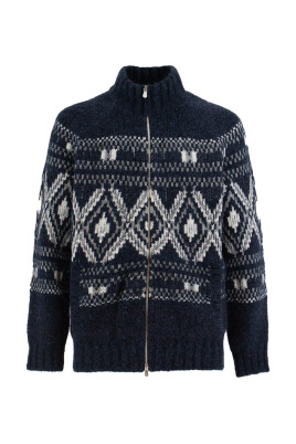 cardigan-jacquard-geometrique