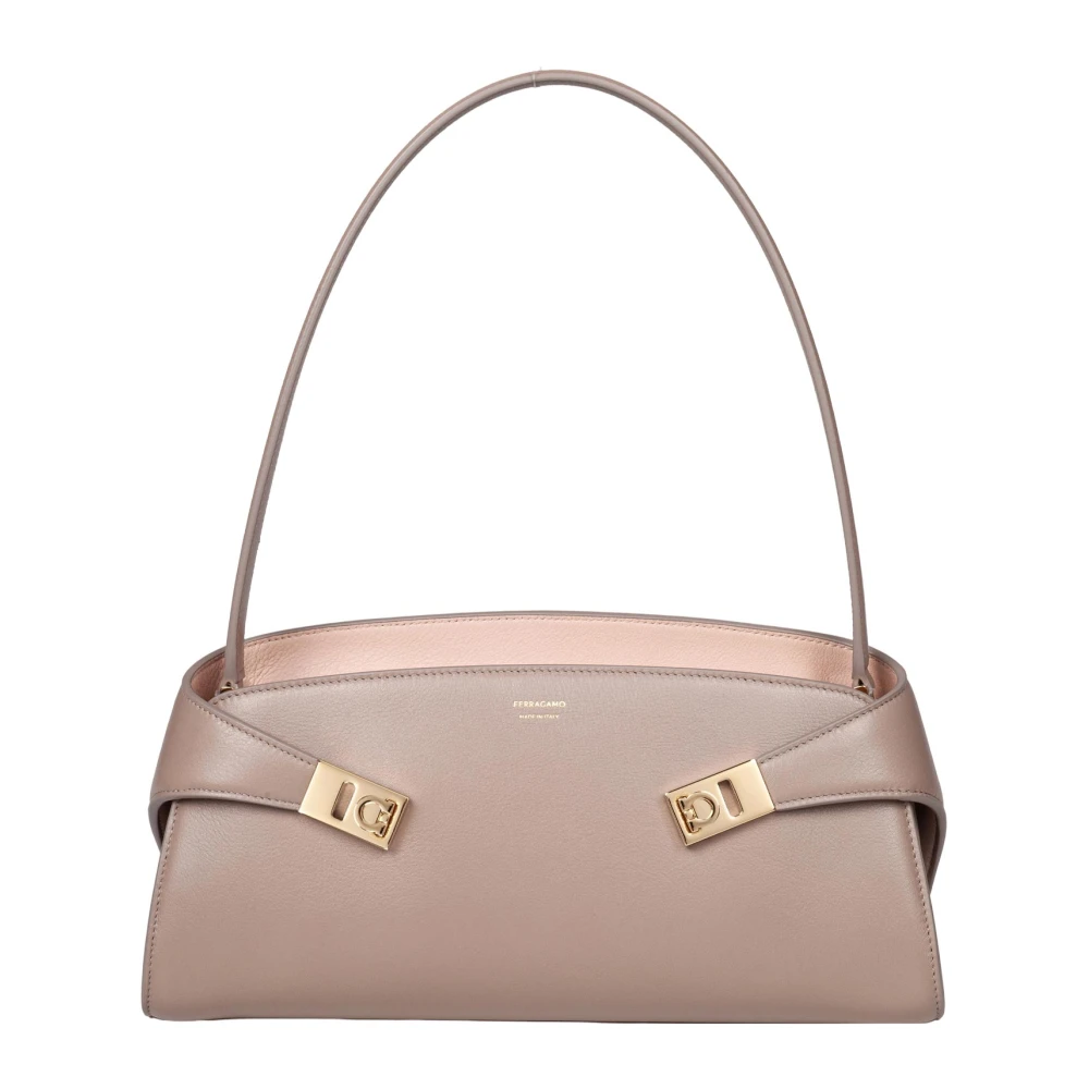 Ferragamo Bolso De Hombro Hug Soft East-West Bags Mujer Beige 