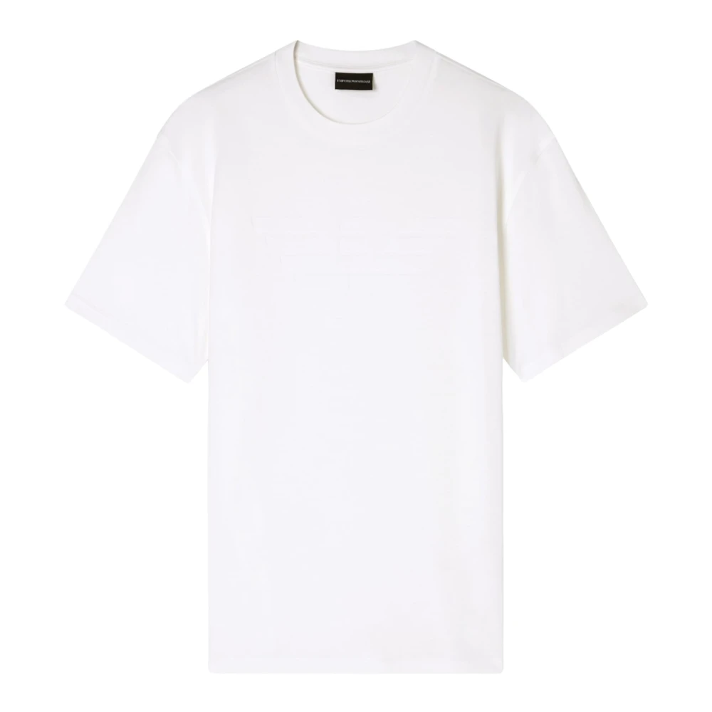 Emporio Armani Men's White T-Shirts, Xl, Short Sleeve T-Shirts