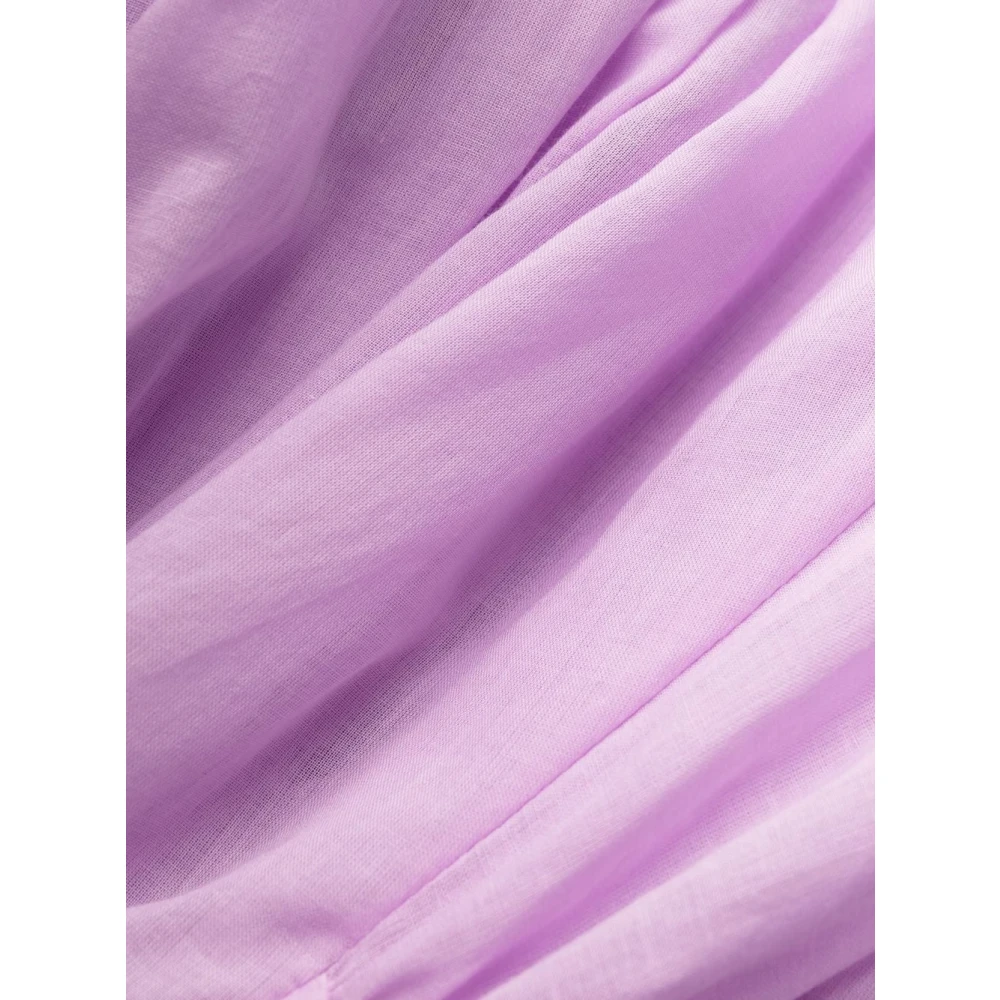 Stella Mccartney Paarse Strandkleding Casual Lange Jurk Purple Dames