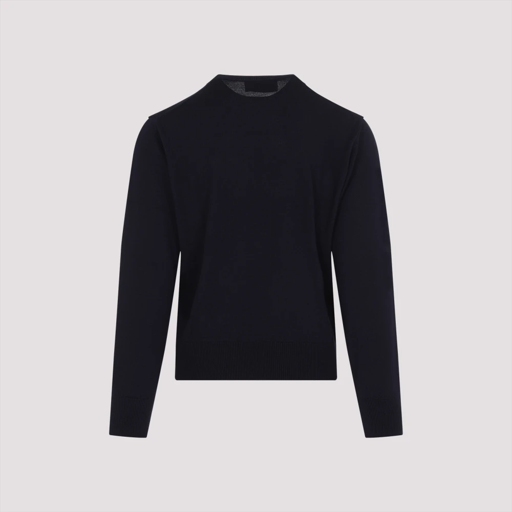 Ami Paris Nachtblauw Rode Trui Blue Heren