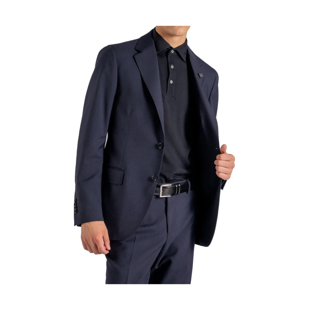 Lardini Wollen Pak Made in Italy Blue Heren