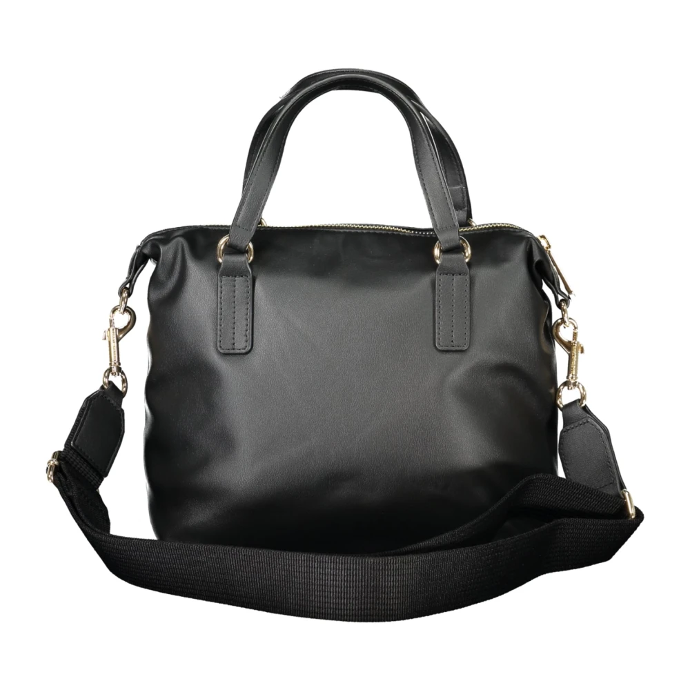 Tommy Hilfiger Zwarte dames tas met verstelbare band Black Dames