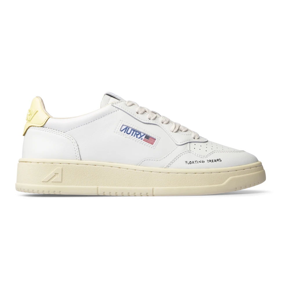 Autry Men's White Medalist Low