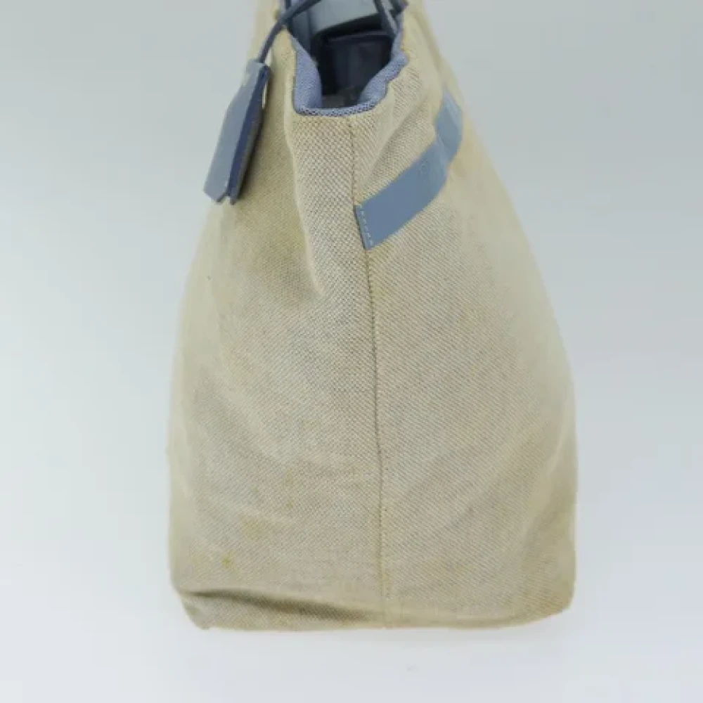 Prada Vintage Pre-owned Canvas totes Beige Dames