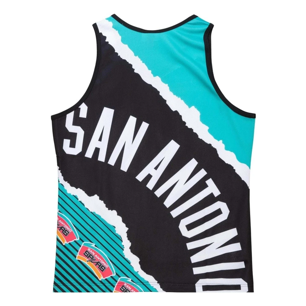 Mitchell & Ness San Antonio Sp Basketball Shirt Multicolor Heren