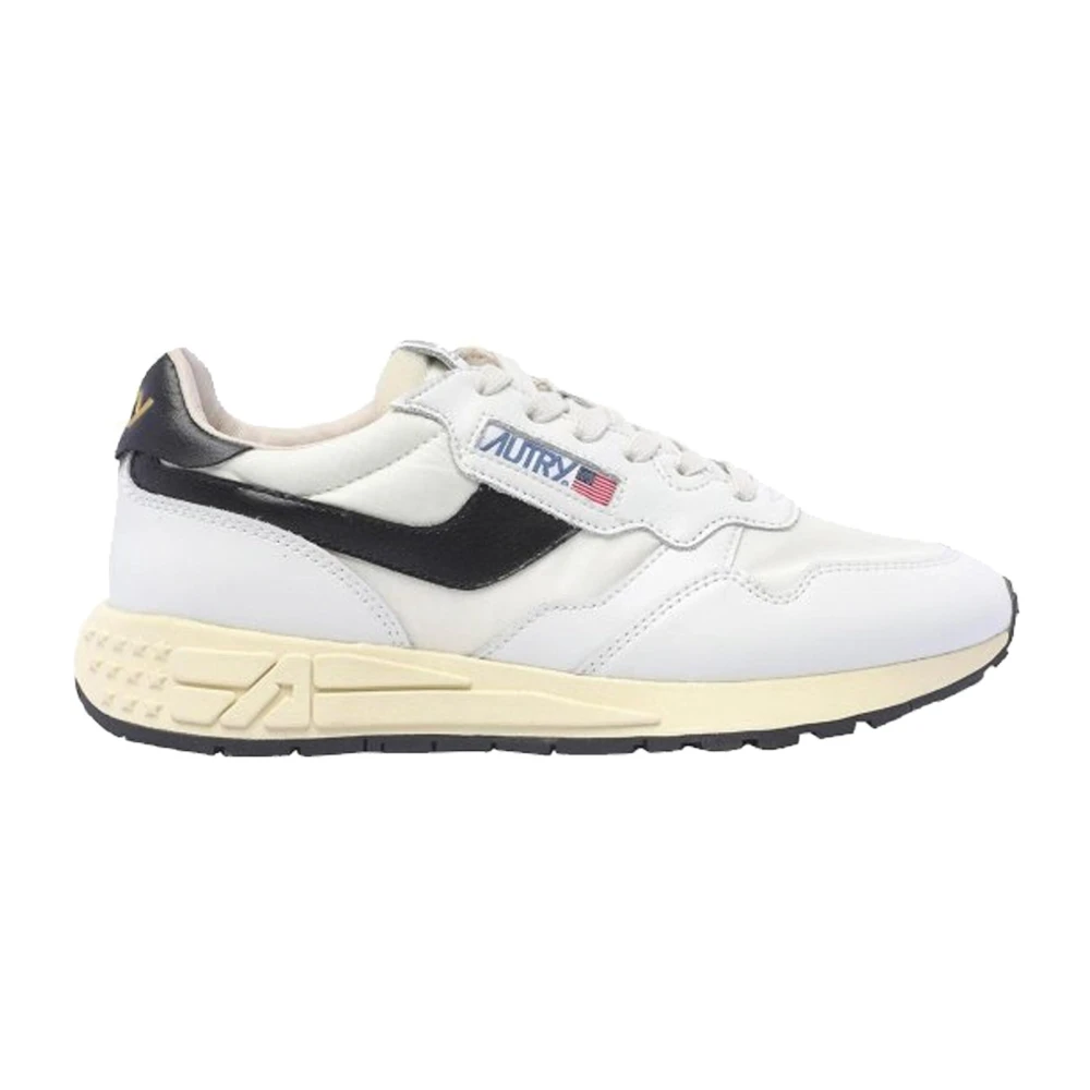 Autry Men's White Sneakers, 8 Uk, Reelwind Trainers