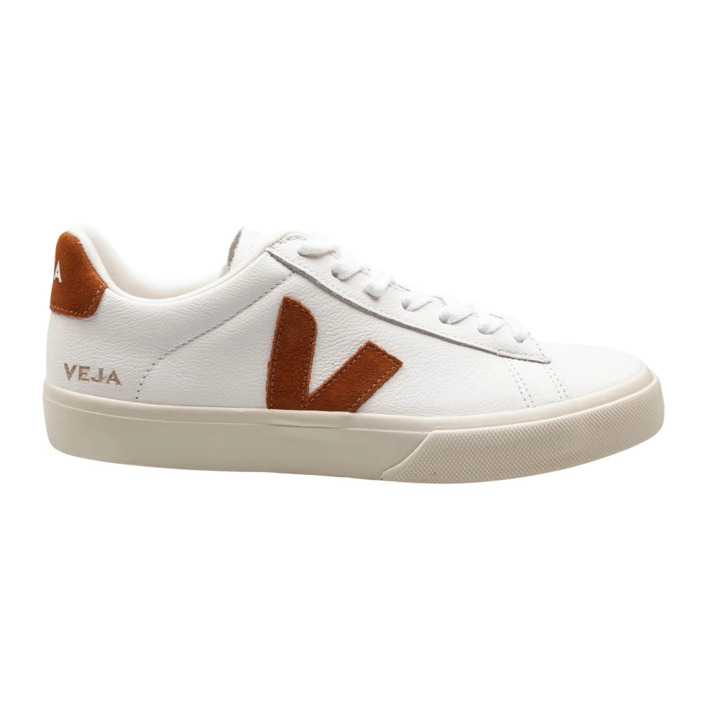 Veja White Campo Leather - Male - Sneakers - 8 Uk - Shoes