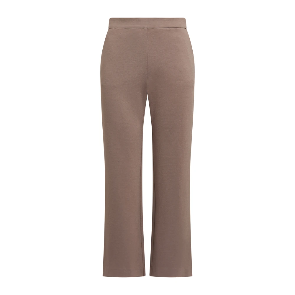 Maliparmi Comfy Jersey Broek Brown Dames