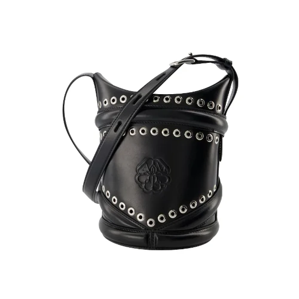 alexander mcqueen Leather shoulder-bags Black Dames