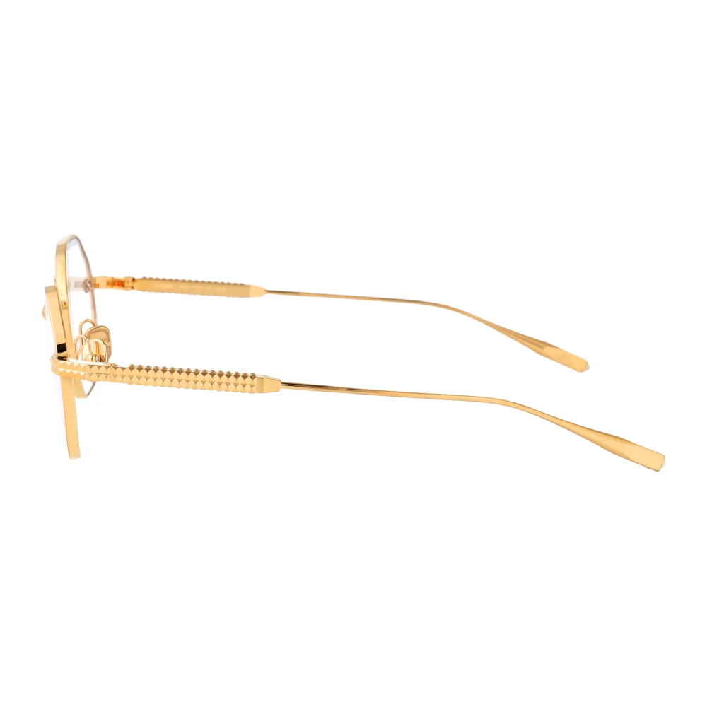 Valentino Garavani Stijlvolle Optische V-Stud Bril Yellow Dames