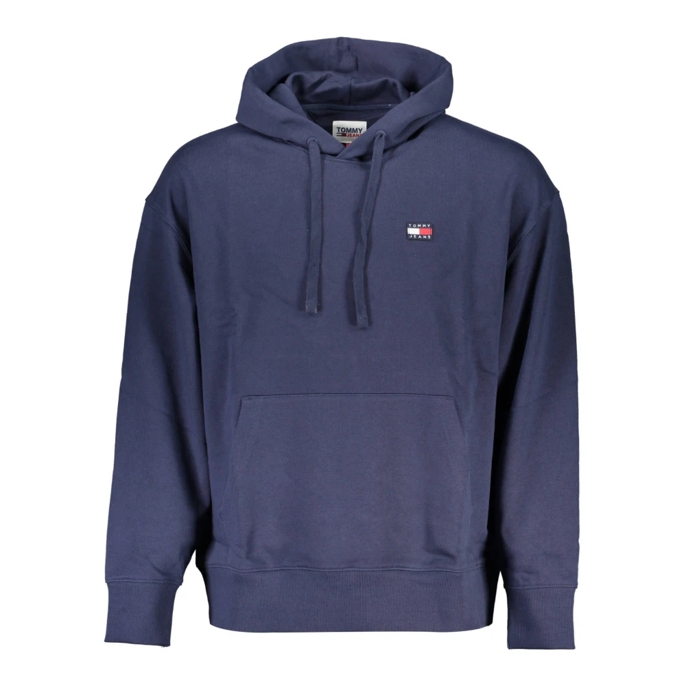 Tommy Hilfiger Men's Blue Hoodies,, Hooded Sweatshirt With Logo Extra Large