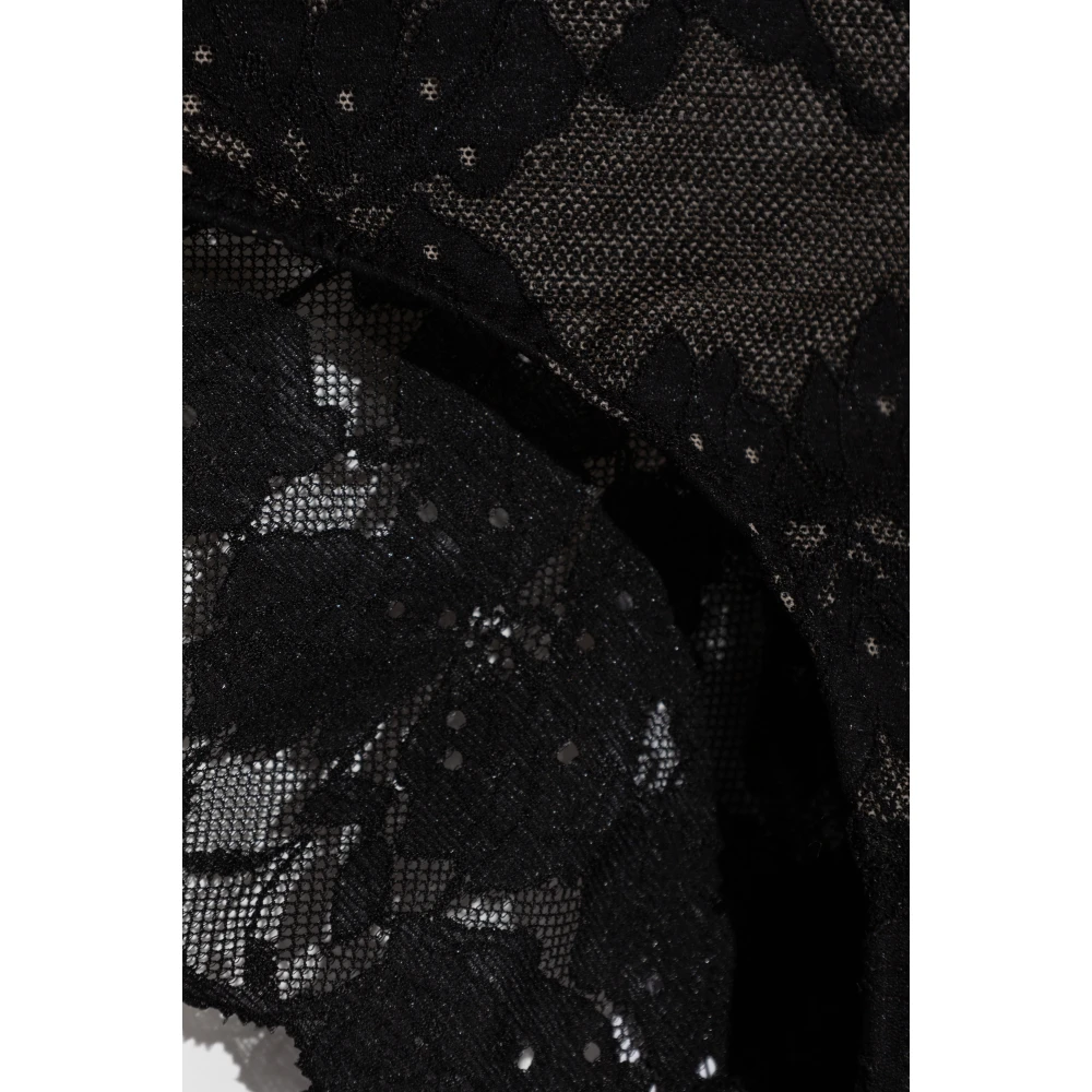 Hanro Kanten slip Black Dames