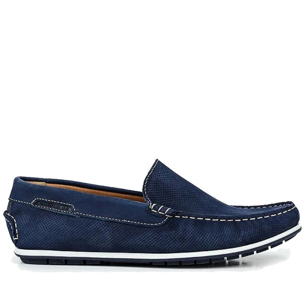 Salamander Loafers Blue Heren