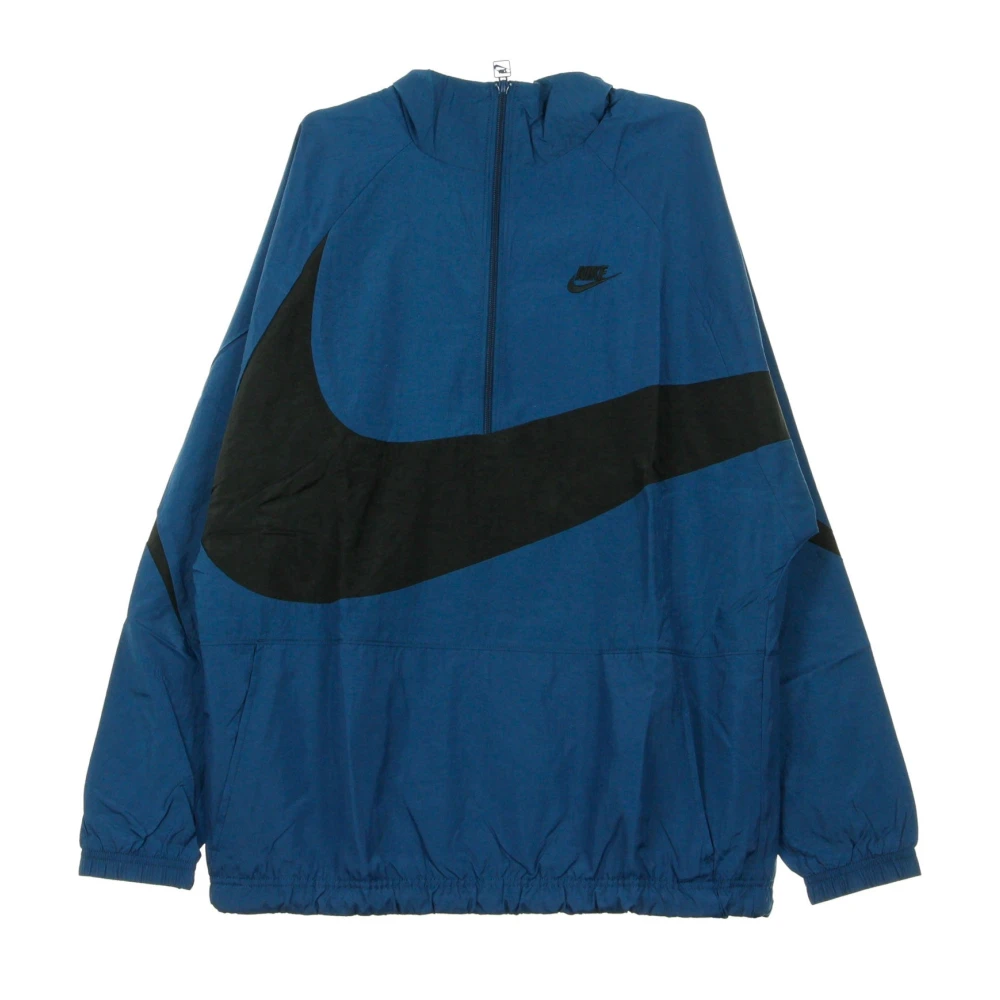 Nike Vindjacka Halv-Zip Blå/Svart Blue, Herr