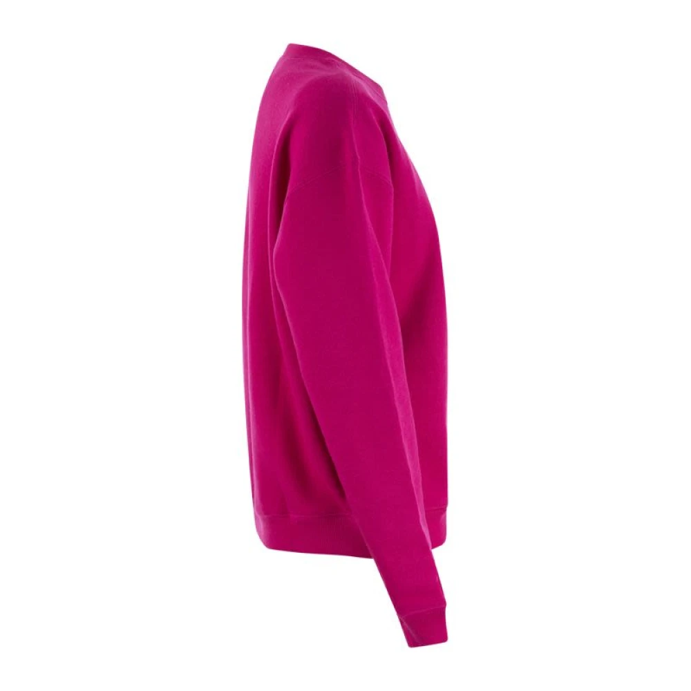 Ralph Lauren Crewneck Katoenen Sweatshirt Pink Dames