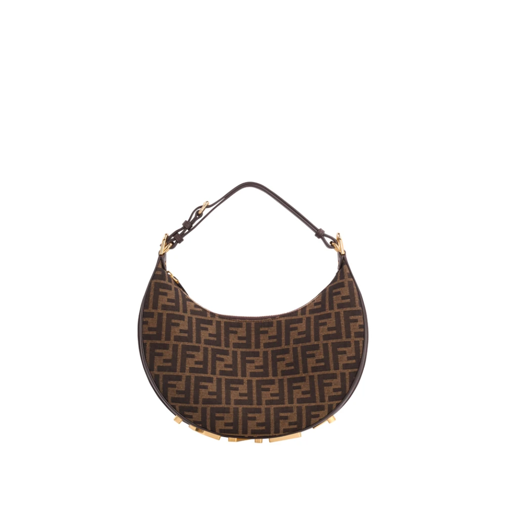 Fendi Vrouw Bruin Tassen Dames, One Size, Kleine Graphy Cameratas