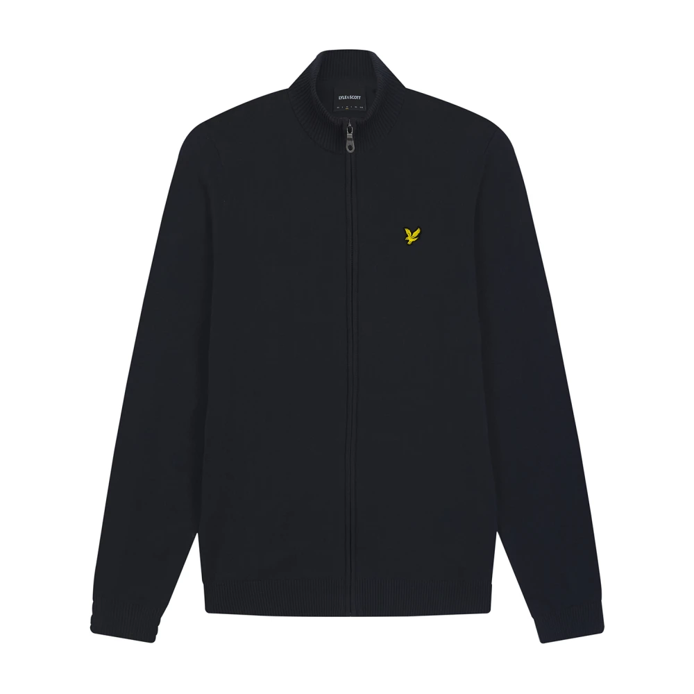 Lyle & Scott Rits Gebreide Trui Blue Heren