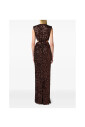 robe-longue-marron-chocolat-a-col-v