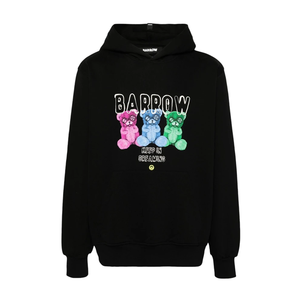 Barrow Zwarte Unisex Hoodie Black Heren