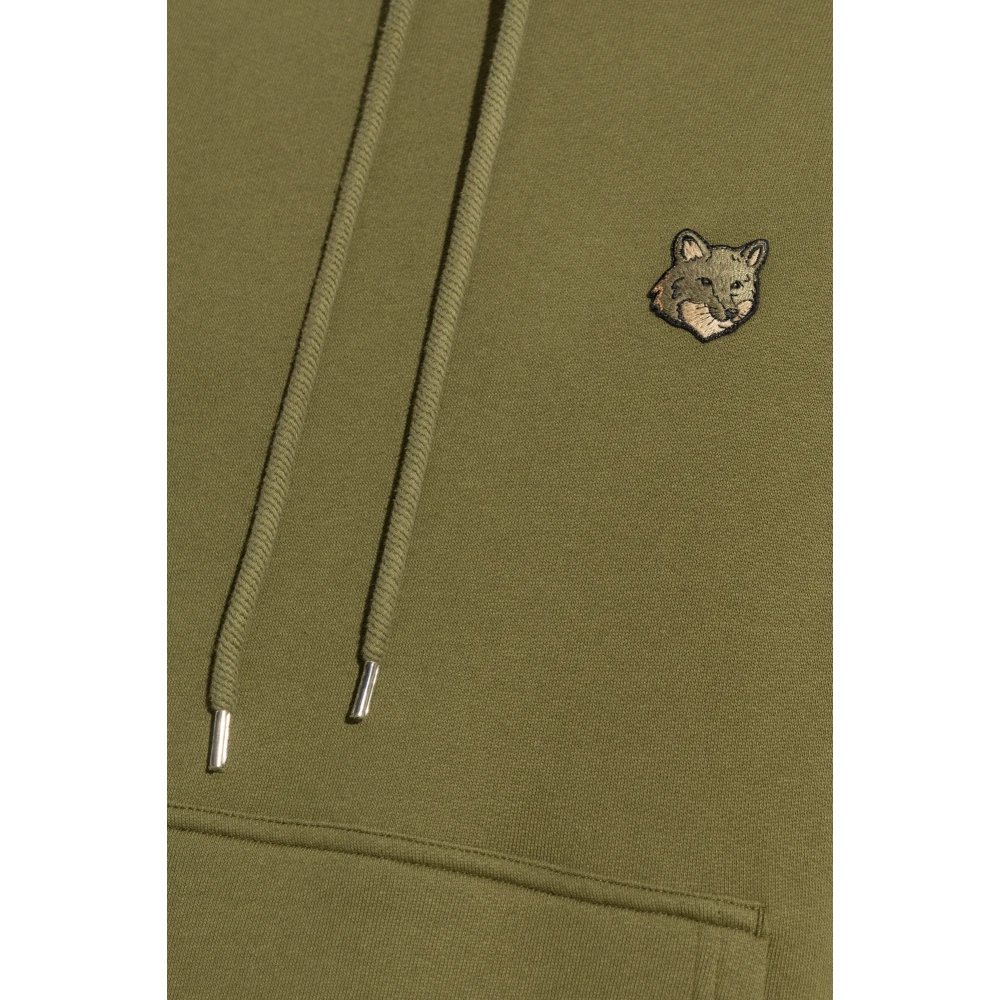 Maison Kitsuné Hoodie Green Heren