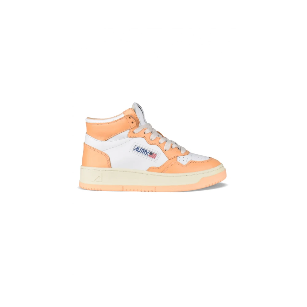 Autry Medalist Mid Sneakers Dames Schoenen Oranje
