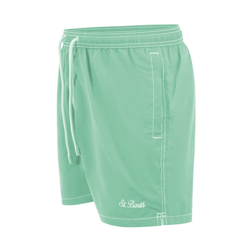 MC2 Saint Barth Groene Polyester Zwemkleding Boxerkostuum Green Heren