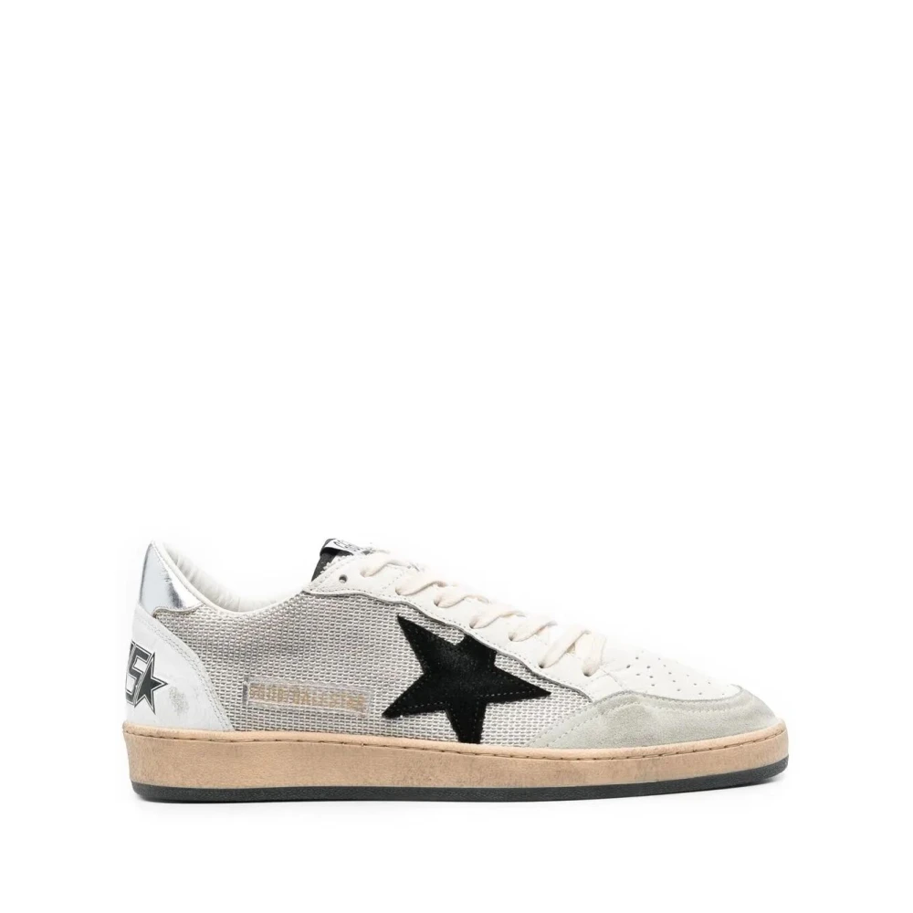 Golden Goose Mocka Stjärn Nät Häl Spricka Sporre Gray, Herr