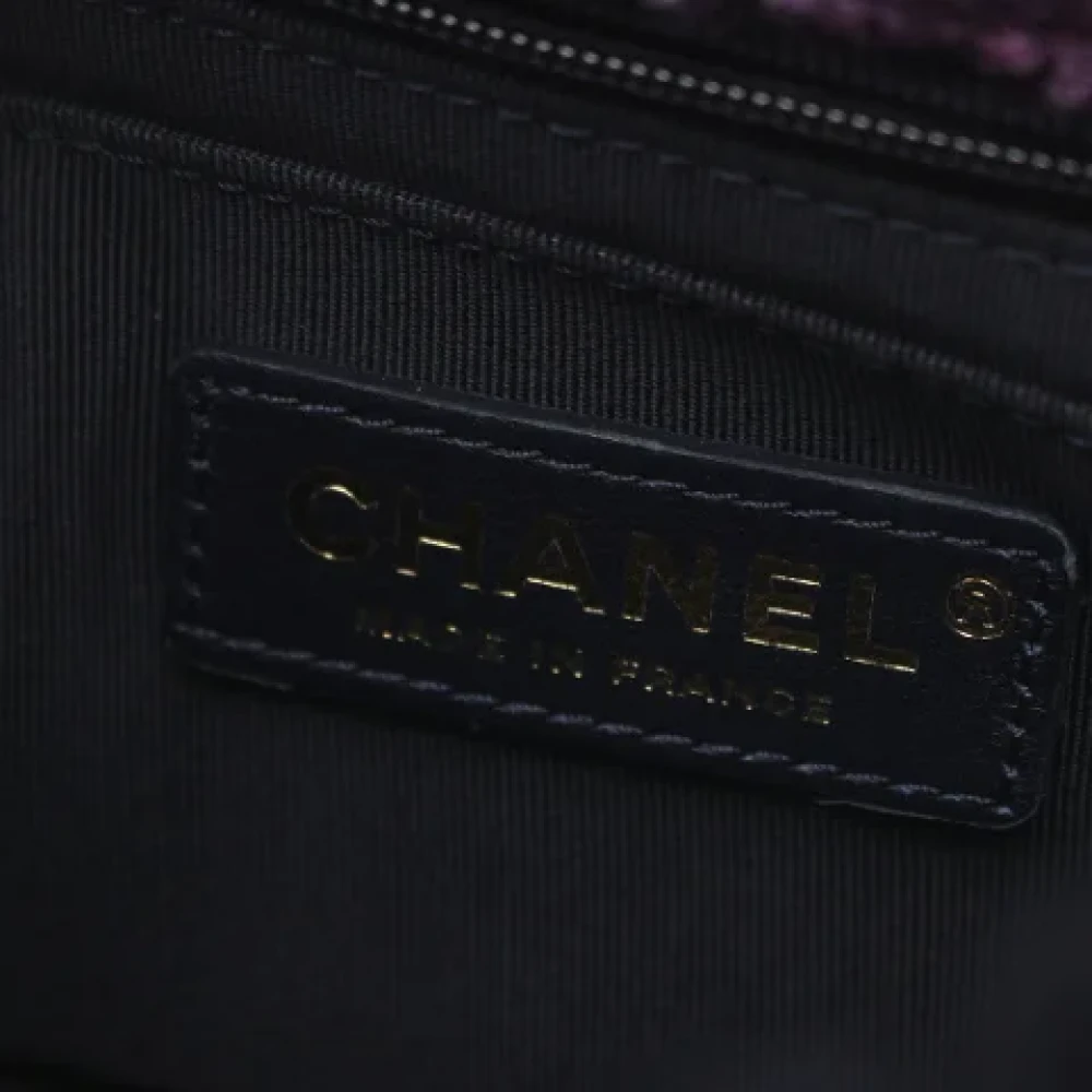 Chanel Vintage Pre-owned Fabric chanel-bags Black Dames
