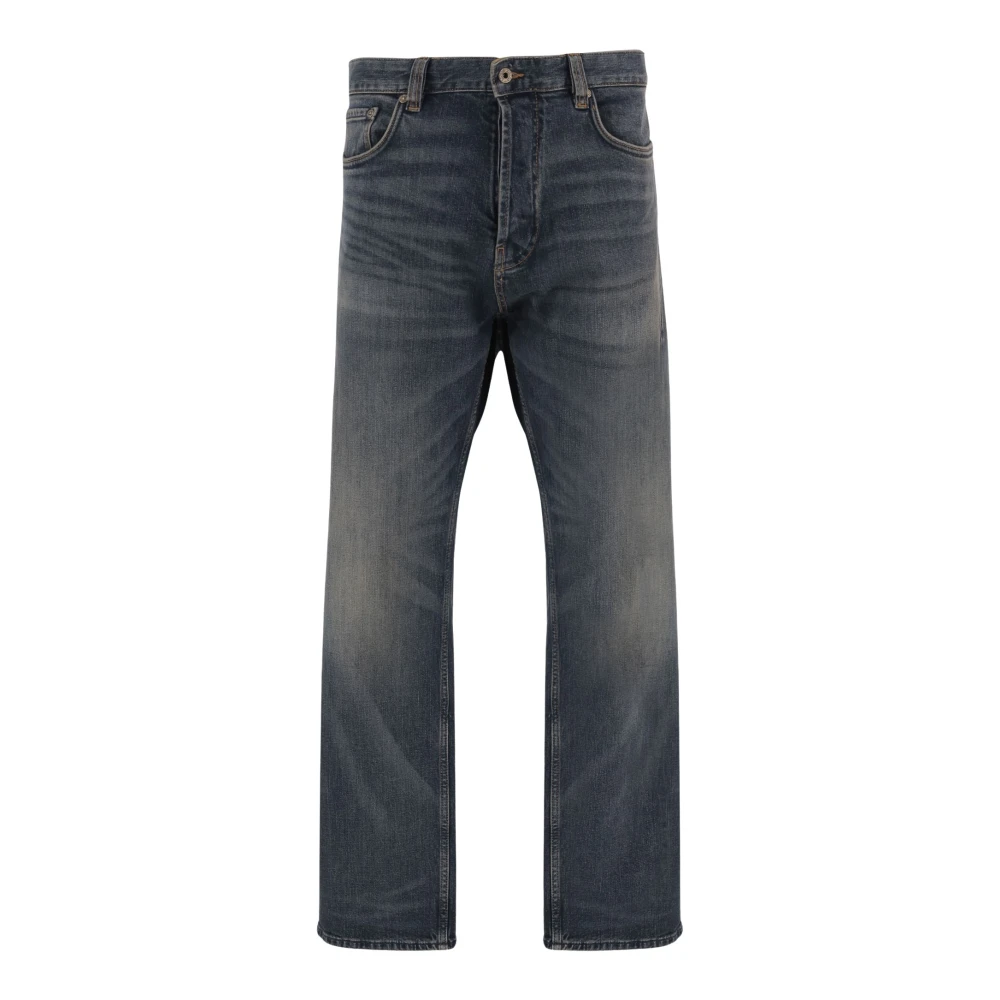 Emporio Armani Mannelijk Blauw Jeans Heren, W31, Straight Jeans