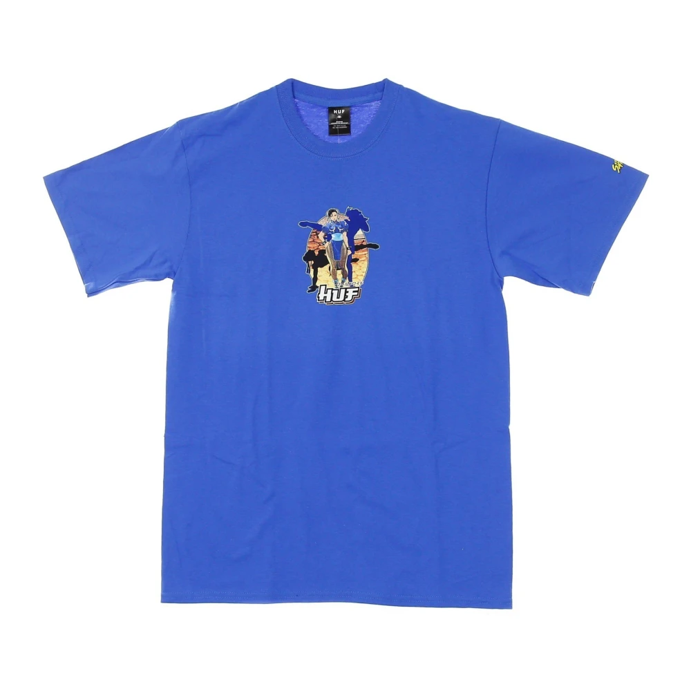 HUF Chun-Li Street Fighter II Tee Blue Heren
