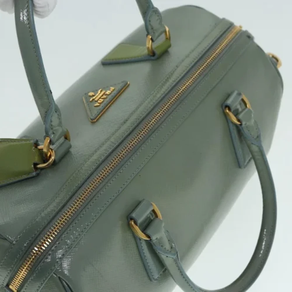 Prada Vintage Pre-owned Fabric prada-bags Green Dames