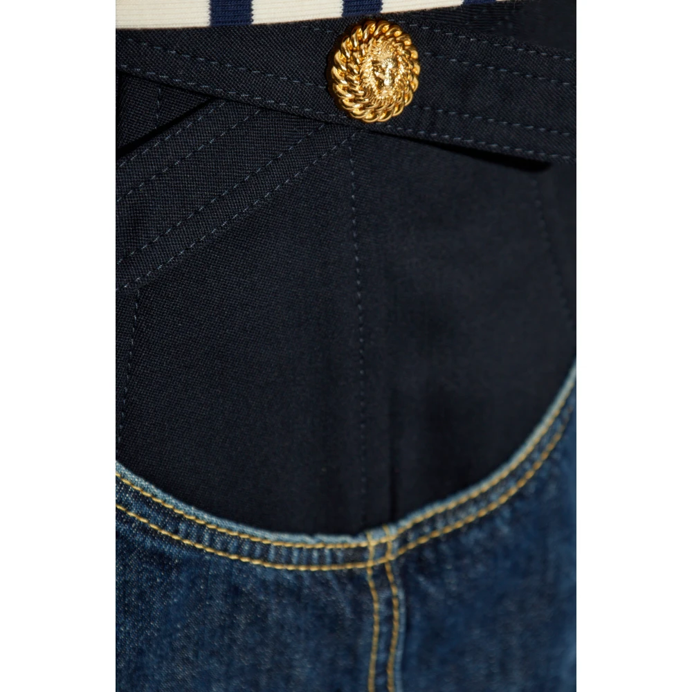 Balmain Denim rok Blue Dames