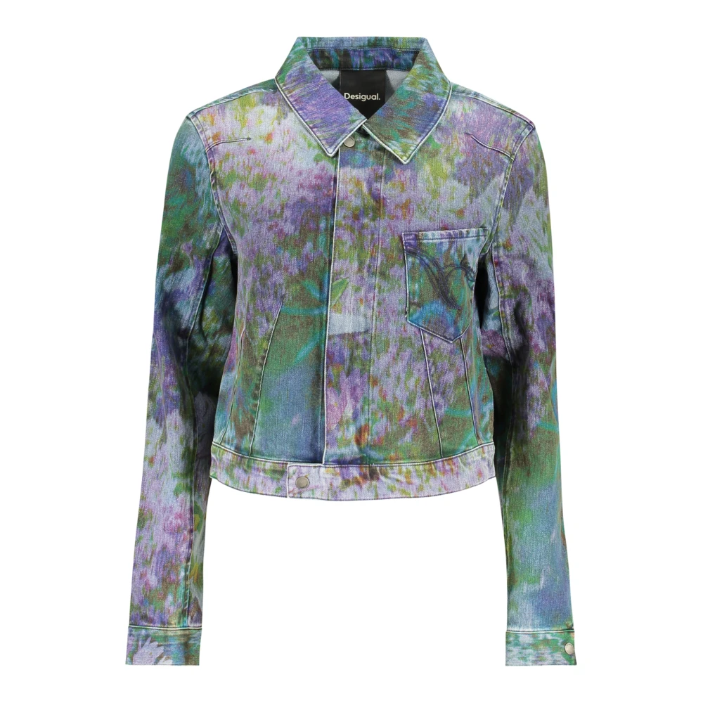 Desigual Multicolor Wild Garden Denimjacka