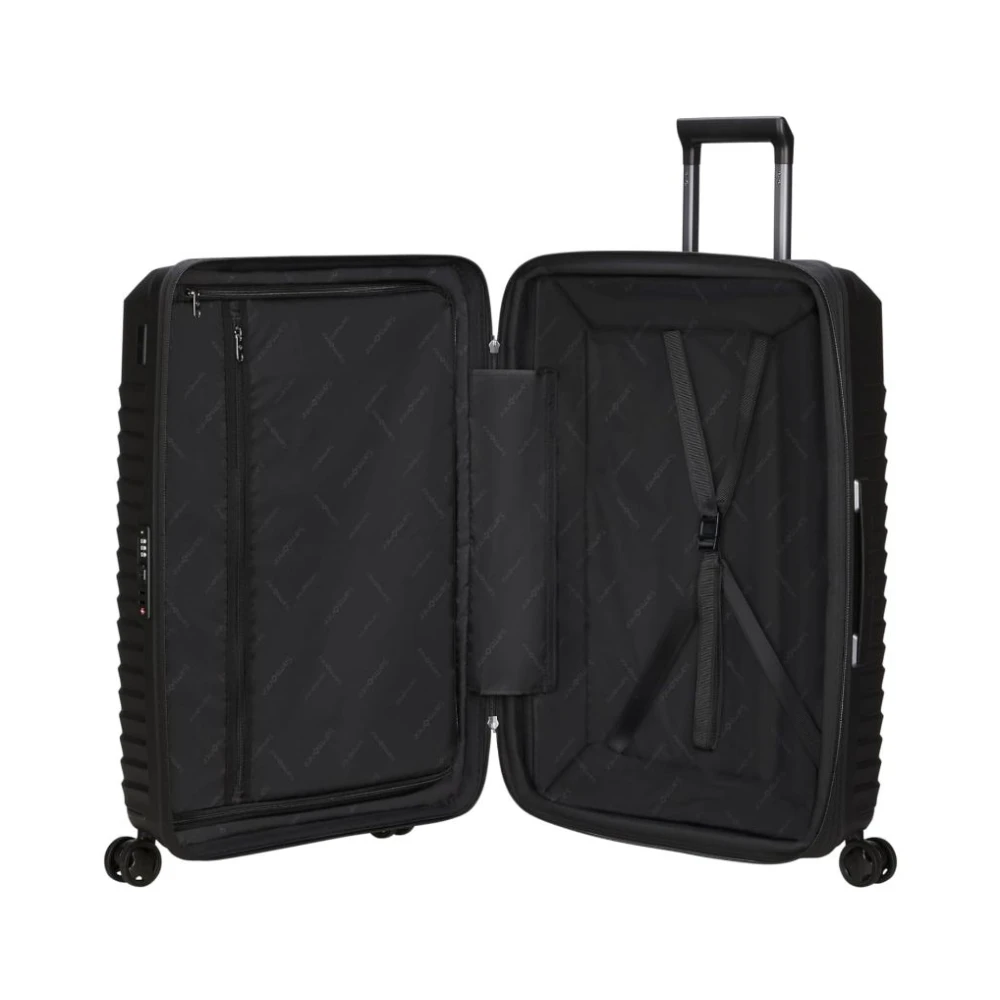 Samsonite Uitbreidbare Intuo Trolley Lichtgewicht en Krasbestendig Black Unisex