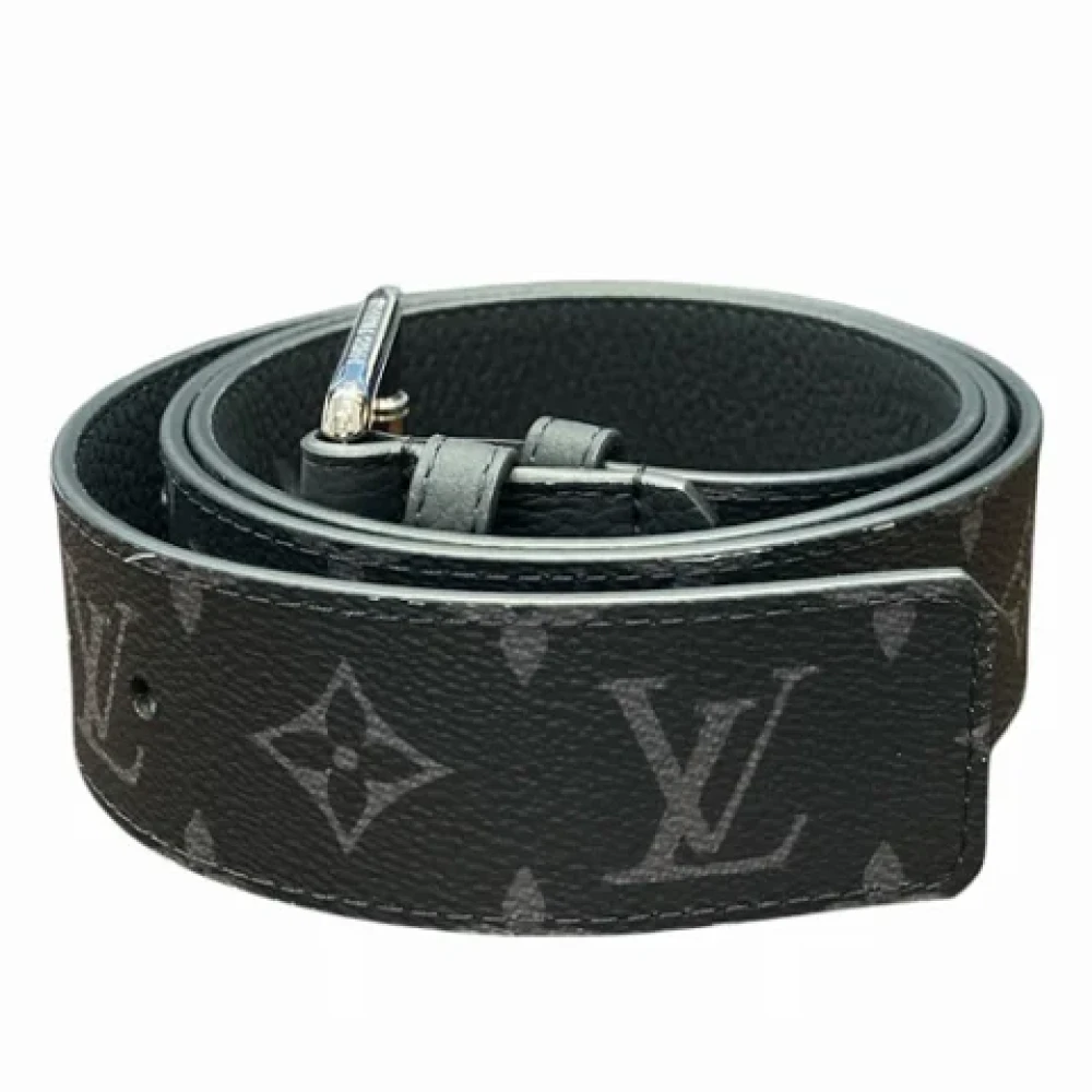 Louis Vuitton Vintage Pre-owned Fabric belts Black Heren