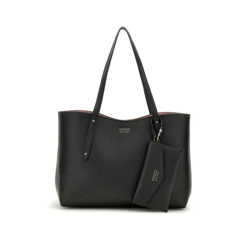Guess Bolso Shopper Reversible Con Bolso De Hombro Bags Mujer Negro 