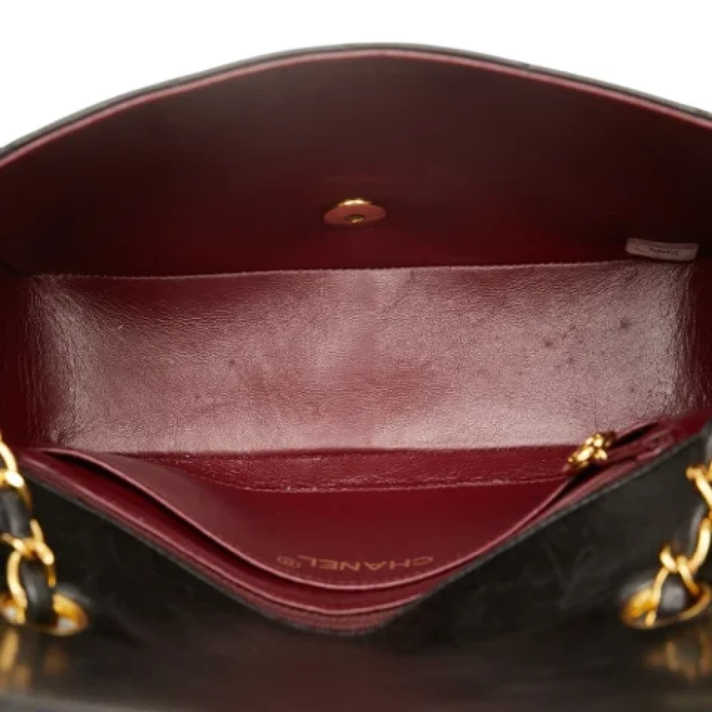 Chanel Vintage Pre-owned Leather shoulder-bags Black Dames