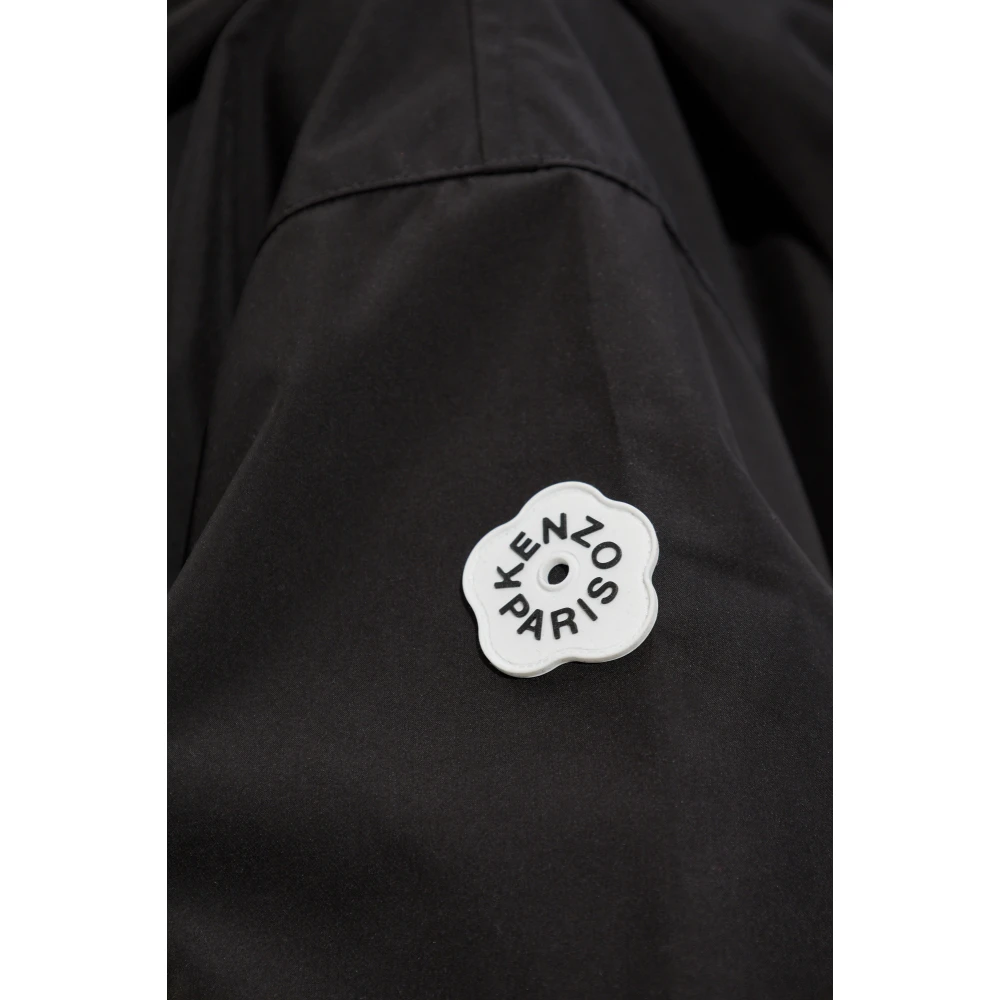 Kenzo Capuchon parka Black Dames