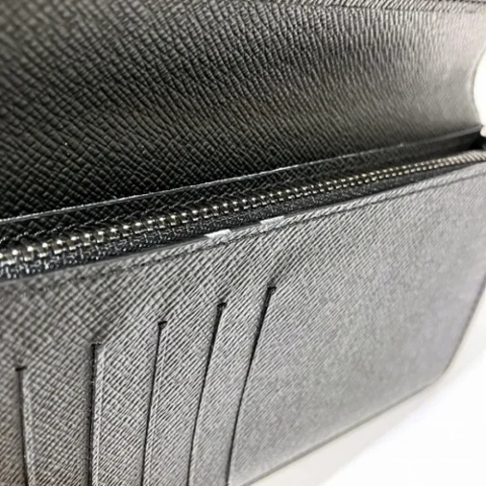 Louis Vuitton Vintage Pre-owned Leather wallets Black Heren