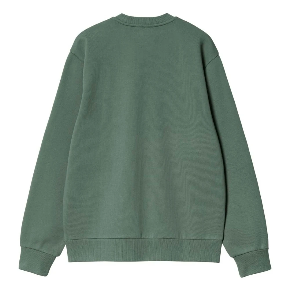 Carhartt WIP Script Borduurwerk Hoodie Green Heren
